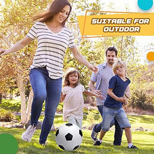 Packaging contents displaying all five deflated mini soccer toys and accessories