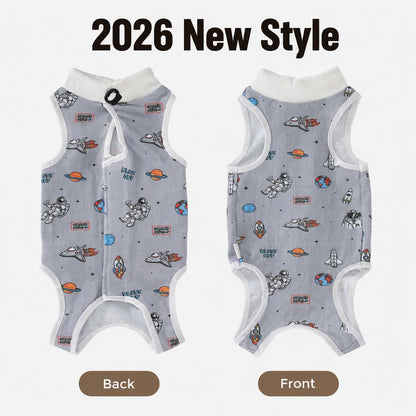 Avont 2-Pack Cat Recovery Suit for Spay Healing -Space S 2026 New | Breathable, Durable Cat Onesie for Cats After Surgery female; Snug, non-slip fit; Machine washable; No cone required - Image 9