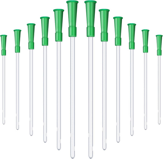 Nuanchu 14 FR PVC replacement tubings front view individual sterile packaging