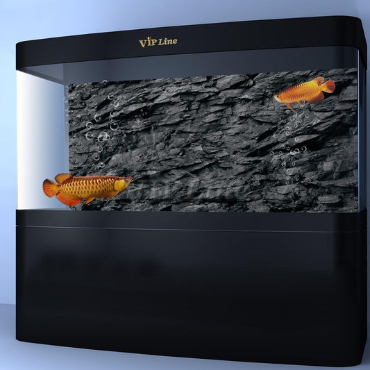 VIP. LINE fish tank backdrop rock texture detail close up