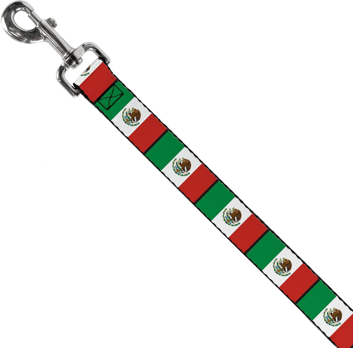 Buckle-Down pet lead patriotic print close-up
