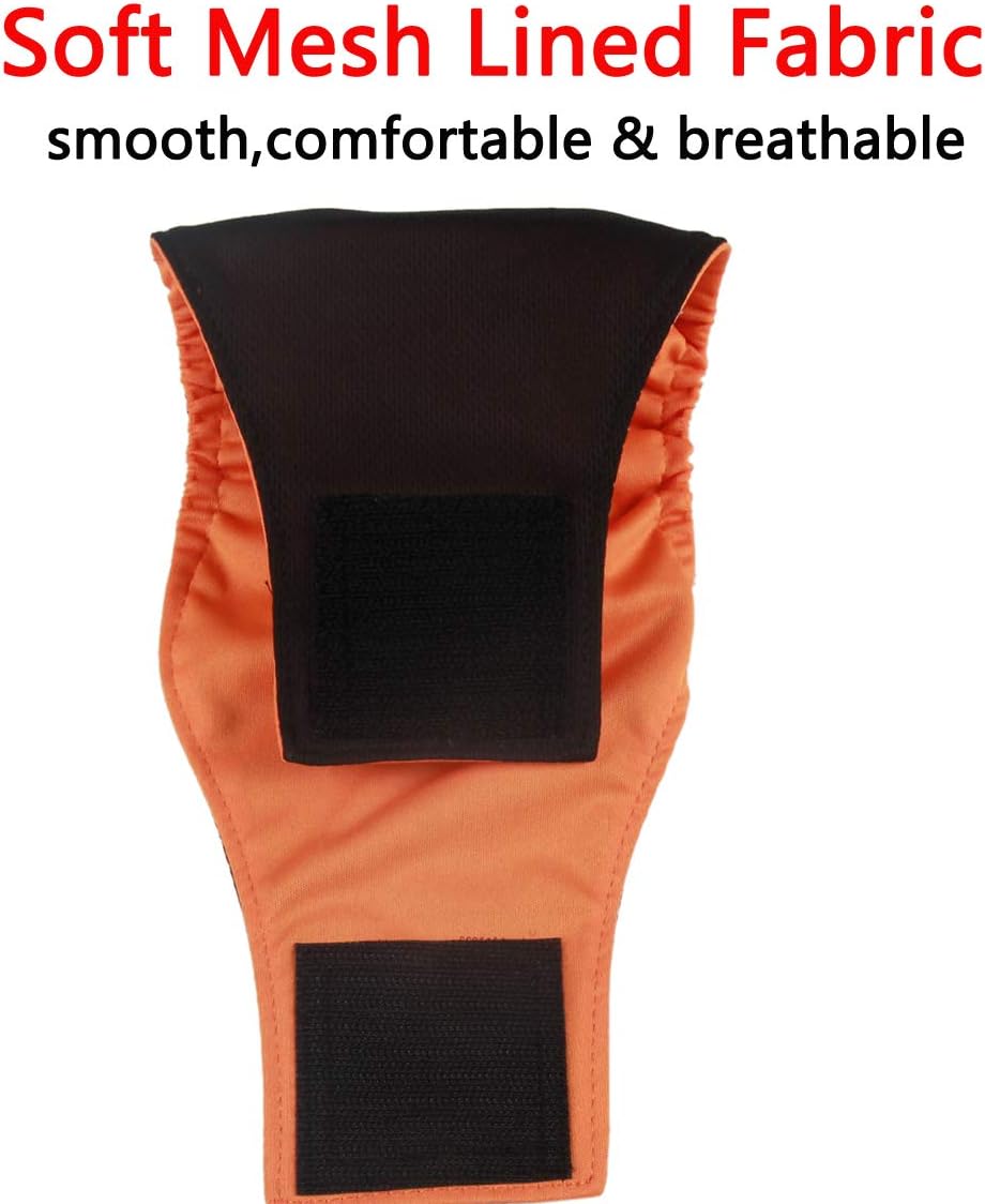 Vecomfy male dog wraps showing the waterproof outer layer protection against leaks