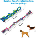 Durable cotton rope toy for interactive pet tug of war play sessions