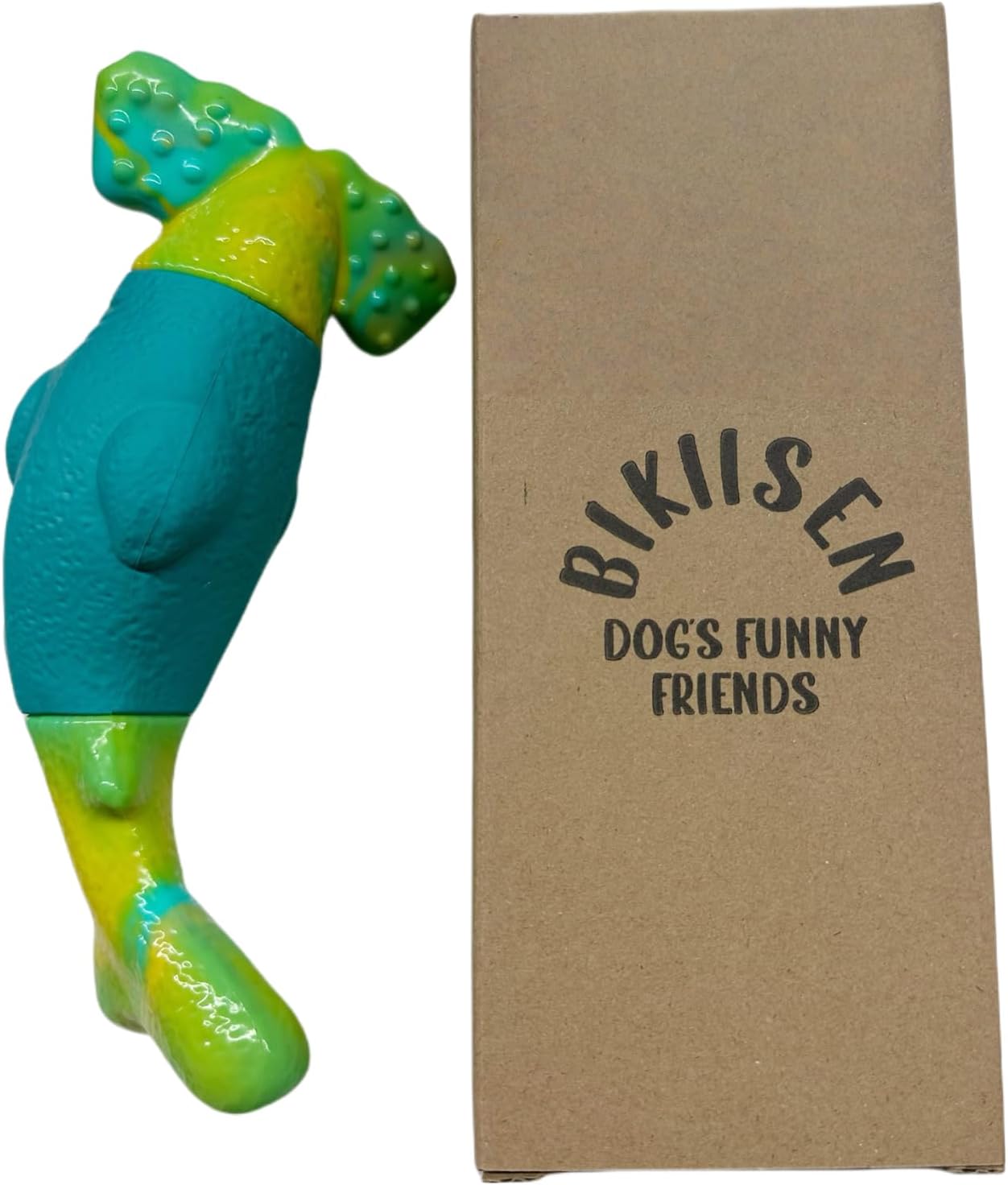 Size reference for Bikiisen 21.5 centimeter dog toy