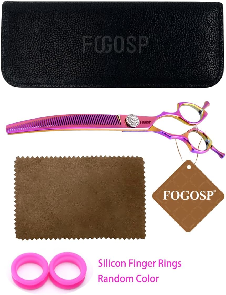 Ergonomic handle layout of SnipStar 7.5 inch pet styling shears
