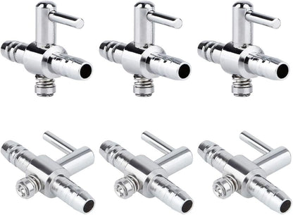 Pawfly 4-Way Aquarium Air Flow Control Lever Valve Manifold for Air Pumps Fish Tank Multi-port Distributor Splitter with 1 Non-return Check Valve and 6 Suction Cup Clips - Image 12