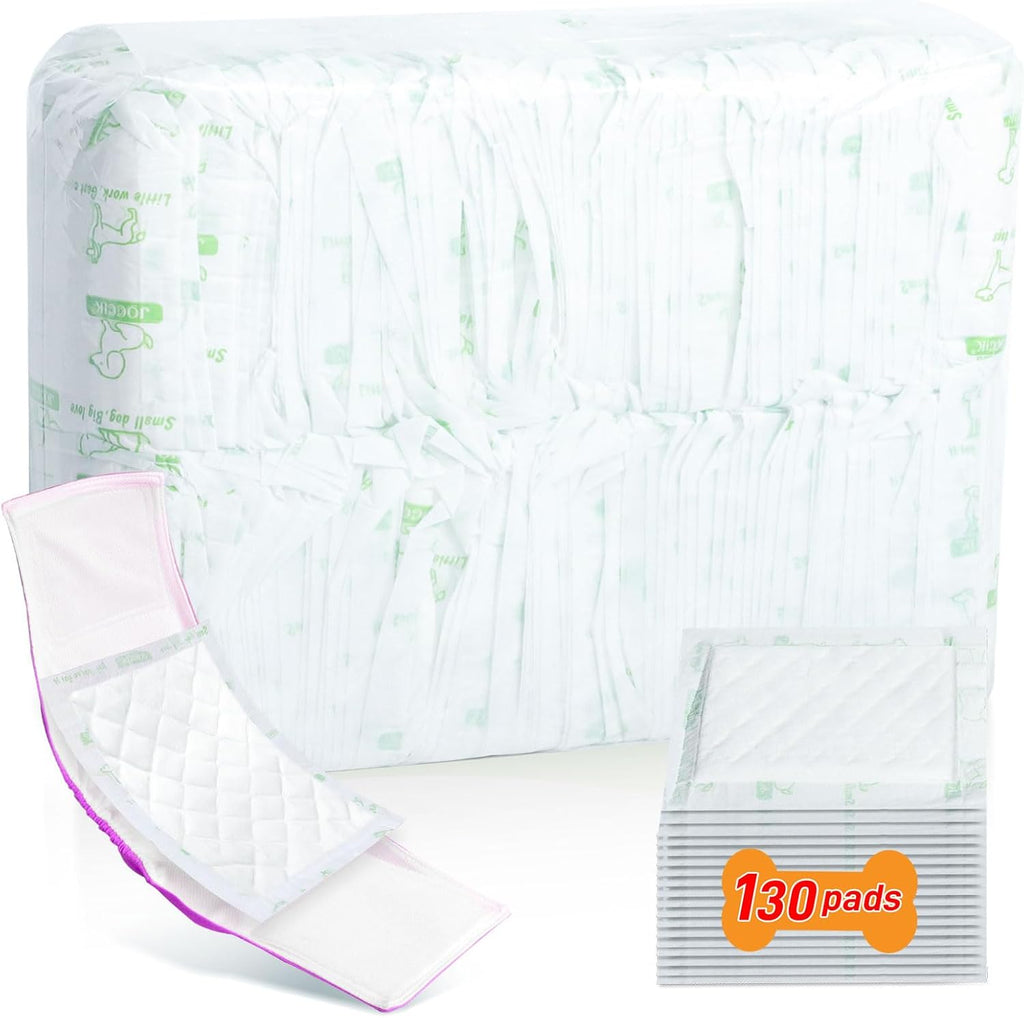 Dog Diaper Liners for Male and Female Dogs, 150ct, Super Absorbent Disposable Dog Diapers Booster Pads fit Most Pet Belly Bands and Wraps (Regular) - Image 11