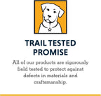 Packable high-visibility waterproof pet apparel for outdoor dog walking.