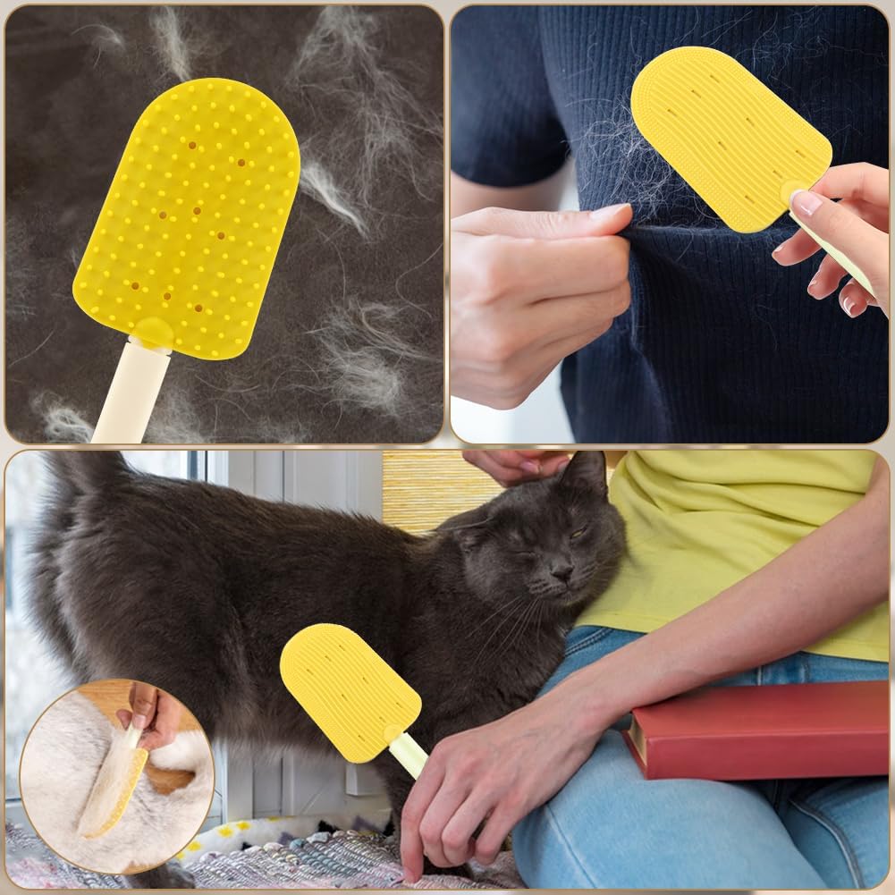 Premium pet hair detangler comb designed for thick coats and sensitive skin.