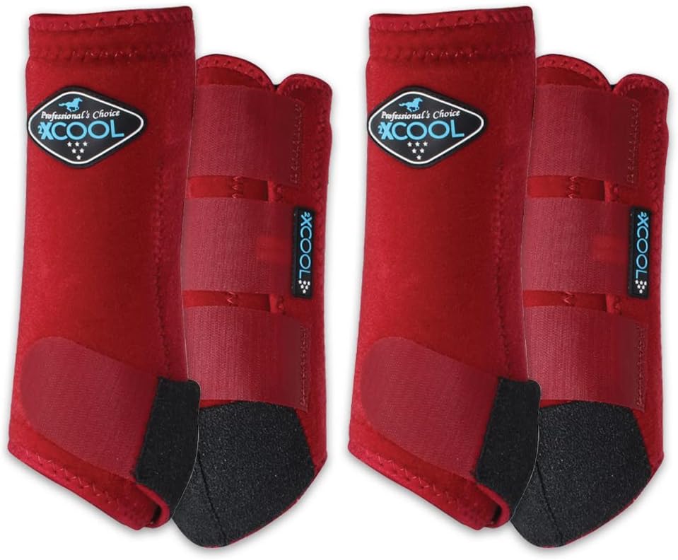 Professional's Choice 2XCOOL Sports Medicine Horse Boots | Protective & Breathable Design for Ultimate Comfort & Durability in Active Horses | Value 4 Pack - Image 9