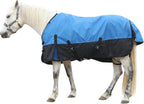 Durable ripstop horse rain blanket showing high shoulder gussets