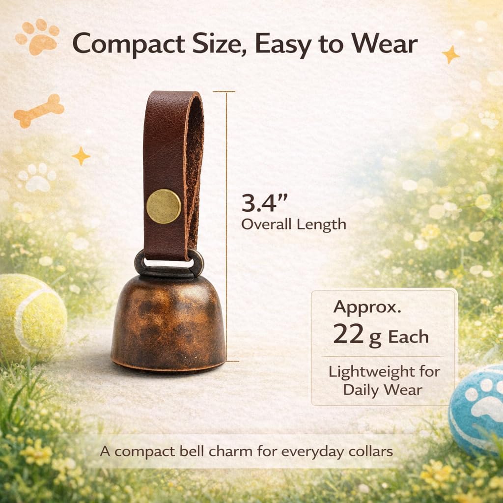 Kcrygogo pet collar bell tracker accessory pack highlighting the heavy-duty alloy quick-release snap buttons.