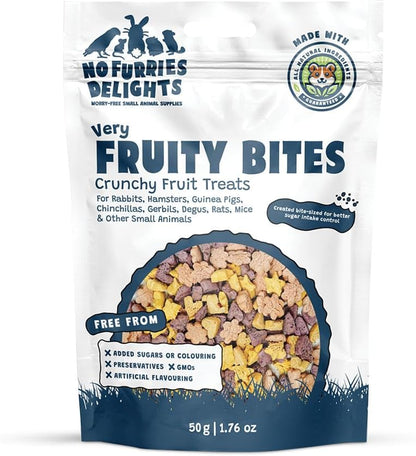 No Furries Delights holistic dental care gnawing treats for small rodents and birds