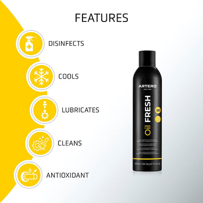 Authentic Artero 6 in 1 blade lubricant aerosol can for dog and cat groomers