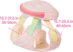 Touchdog pink pet backpack harness highlighting the escape proof design.