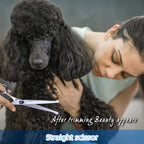 Heavy duty pet grooming scissors for home use