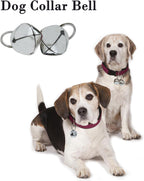 Ivia Pet silver bell attached to dog collar