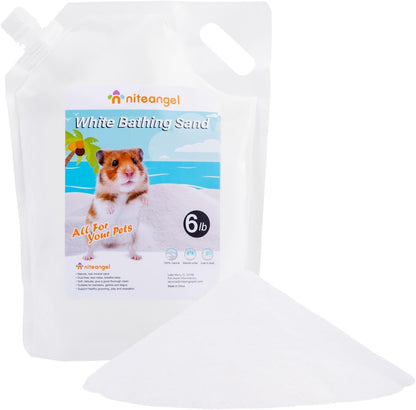 Niteangel Hamster Desert Bath Sand | No-Dust Bath or Potty Litter for Hamster Chinchillas Gerbil Mice Degu or Other Small Pets - Image 11