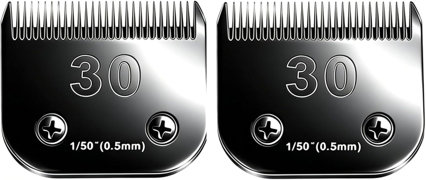 6pcs Dog Grooming Replacement Blades Compatible with Andis/Oster A5/Wahl KM-10 Series Dog Clippers,Detachable Clipper Replacement Blade,Black (6PCS Black-#10+30+3FC+4FC+5FC+7FC) - Image 12