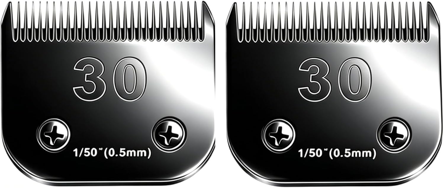 6pcs Dog Grooming Replacement Blades Compatible with Andis/Oster A5/Wahl KM-10 Series Dog Clippers,Detachable Clipper Replacement Blade,Black (6PCS Black-#10+30+3FC+4FC+5FC+7FC) - Image 12