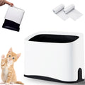 Pipimoo cat litter scoop holder front view white storage