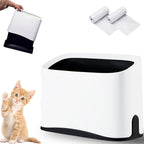 Pipimoo cat litter scoop holder front view white storage