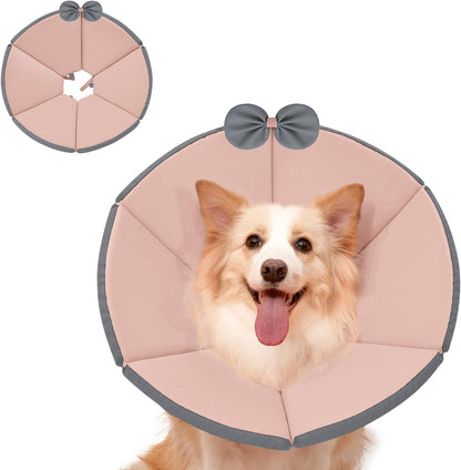 MAXFUT Soft Dog Cone Collar,Foam Cone for Dogs to Stop Licking After Surgery,Non Inflatable Dog Donut Cone (Grey, XXL) - Image 15