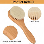 Ghzchuang gentle molting brush for chickens and rabbits side angle view