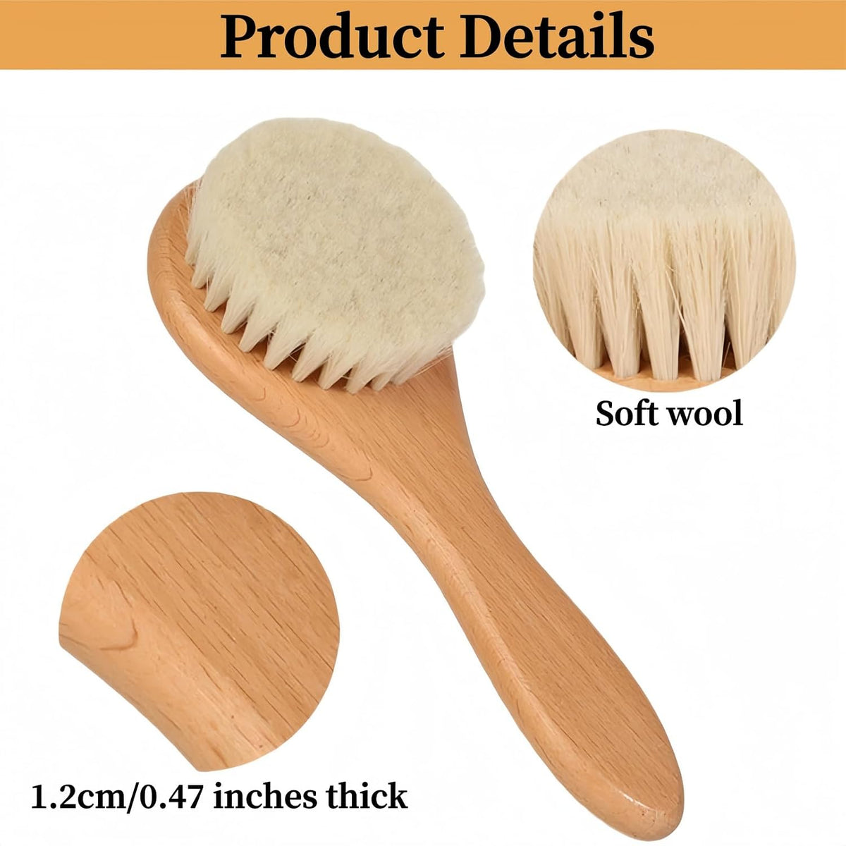 Ghzchuang gentle molting brush for chickens and rabbits side angle view