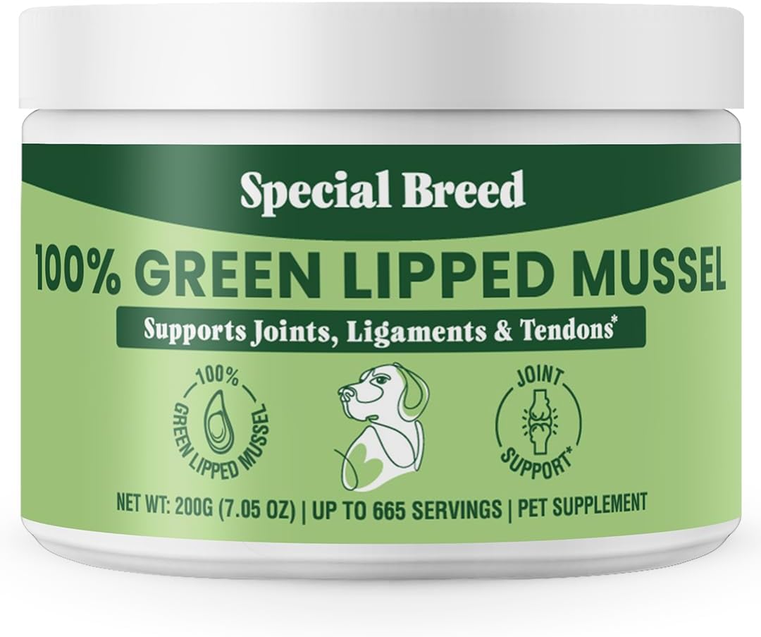 Green Lipped Mussel Powder for Dogs & Cats - 100% New Zealand Green Lipped Mussels - Natural Hip & Joint Supplement for Joints, Tendons, Ligaments, Muscles - 75 Grams - Up to 250 Servings - Image 12