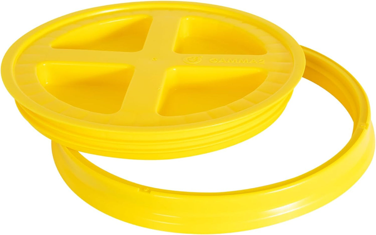 Gamma2 Gamma Seal Lid for Utility Buckets - Fits 3.5, 5, 6 & 7 gallon buckets, White, Made in USA - Image 10