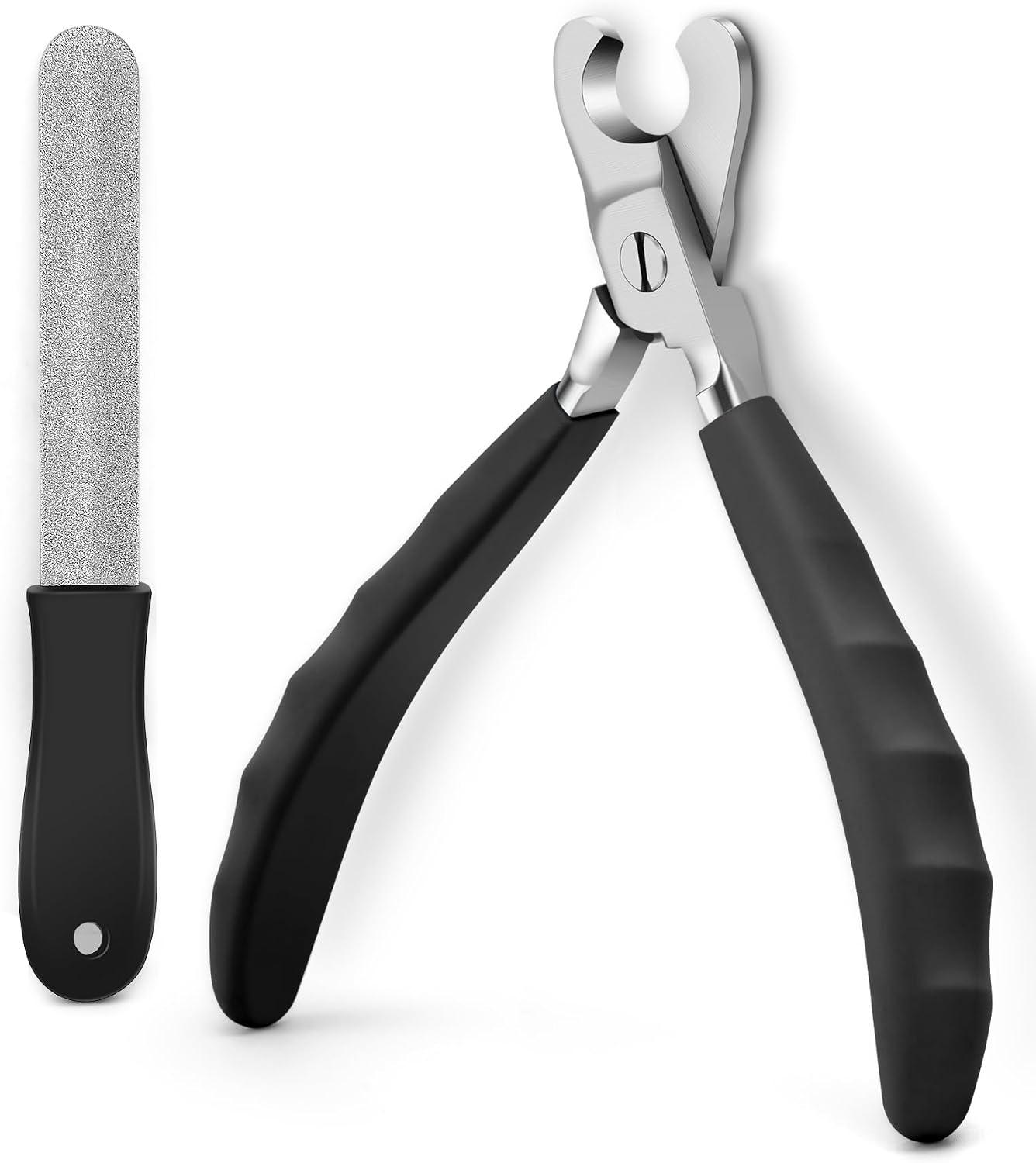 Professional grooming setup featuring Gobeigo pet nail clippers