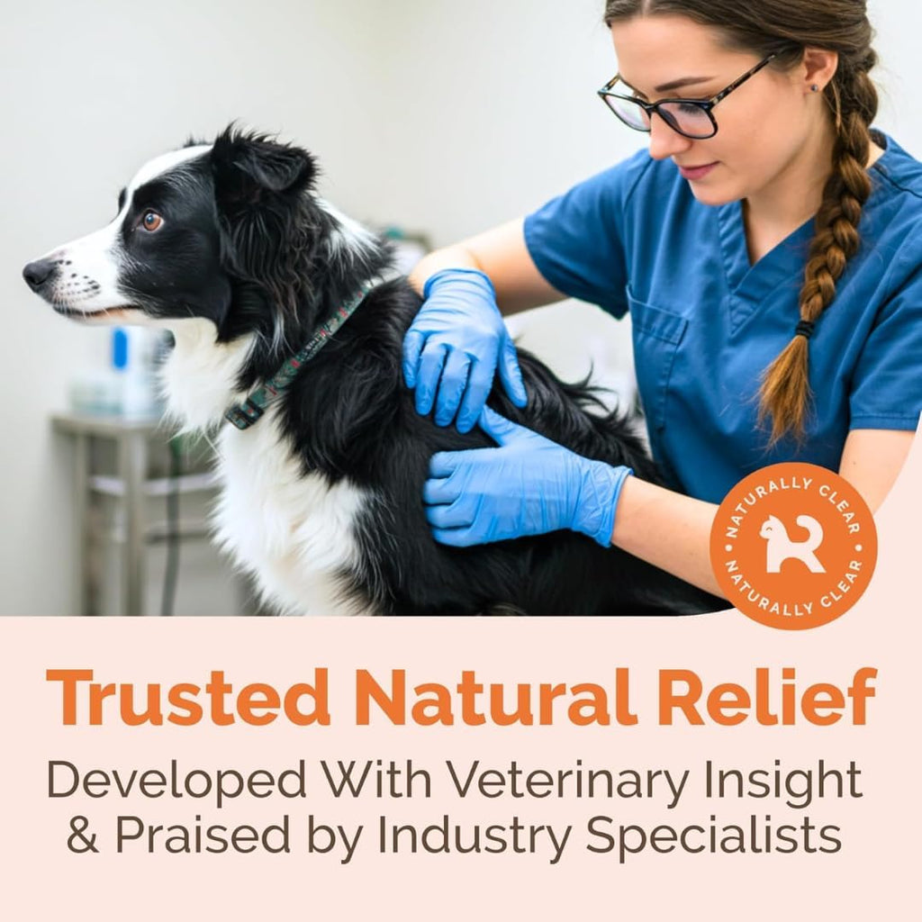 ClearFur lick safe steroid free itch relief cream close up details.