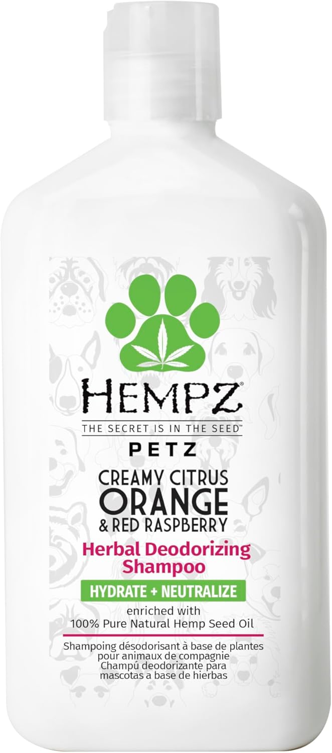 Hempz Petz herbal shampoo for smelly dogs and cats