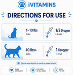 Chicken flavored liquid immune defense dropper bottle for felines