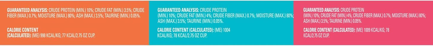 Meow Mix Pat in Gravy Wet Cat Food Variety Pack, Surf n' Turf Pats, 48 Cups, 2.75 Oz. Each - Image 10