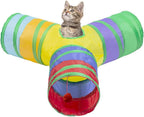 Packaging preview of the imported Bigladious interactive three-way collapsible pet tunnel for Indian buyers.