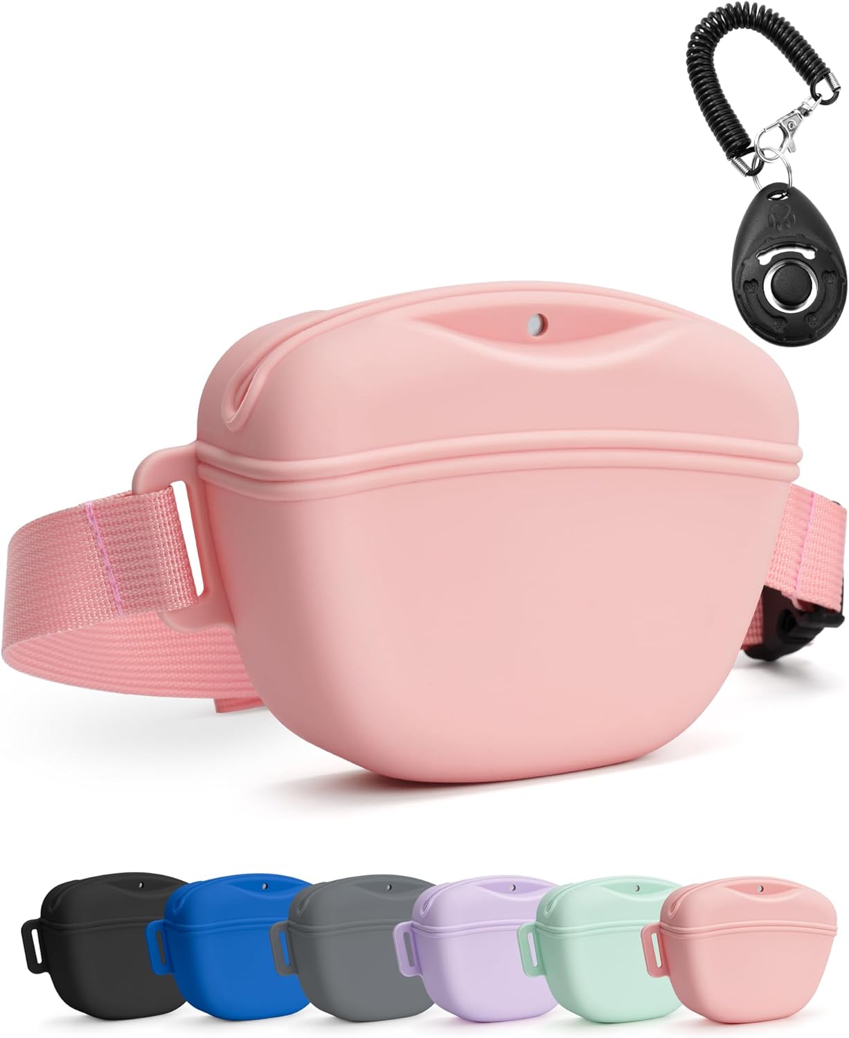 Heouvo waterproof silicone fanny pack for professional puppy training