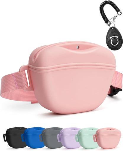 Heouvo waterproof silicone fanny pack for professional puppy training