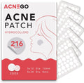 AcneGo hydrocolloid acne patches front view packaging
