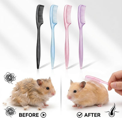 BPA free plastic small pet grooming tool kit for hamsters and mice