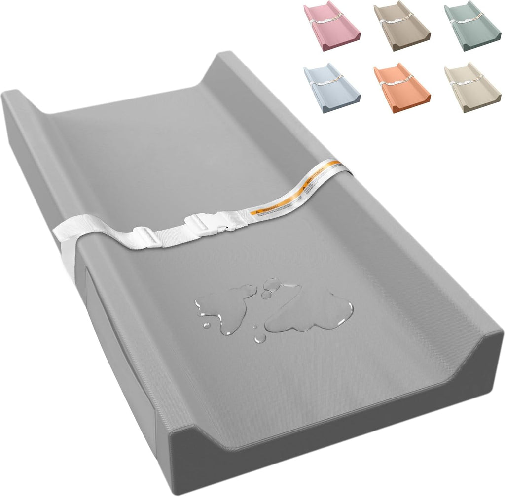 Jveoo Vegan Leather Baby Changing Pad front view