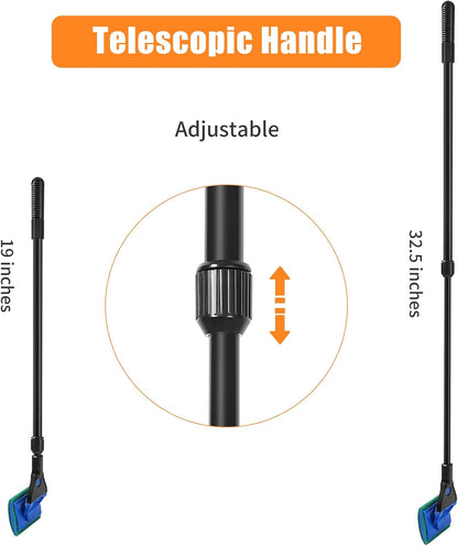 AQUANEAT 5 in 1 maintenance set gravel rake and plant fork tools for aquarium substrate care