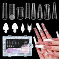 Gellaktik nail dual forms front view showing 288 pieces extension kit