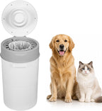 Close up of Makamsui pet waste bin odor locking lid mechanism
