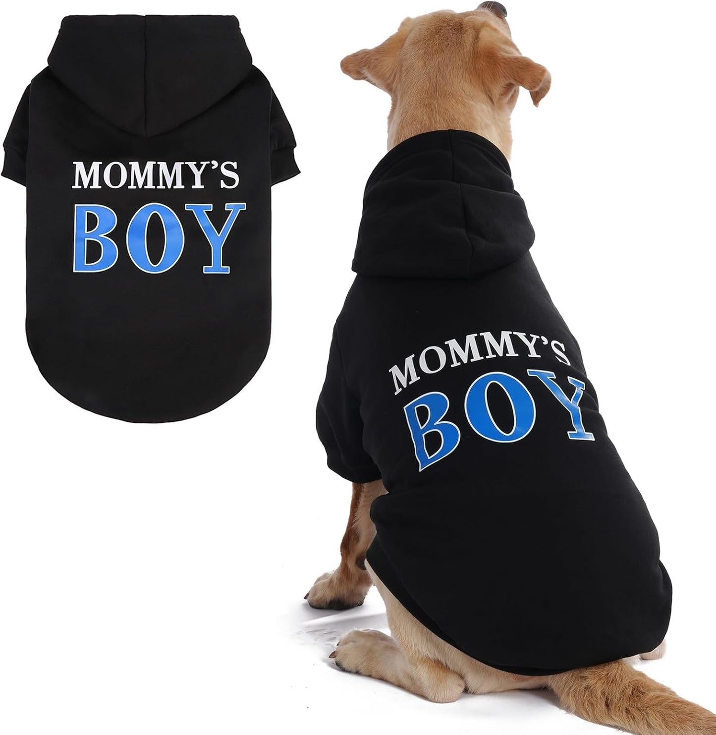 BINGPET black security dog sweater durable premium fabric