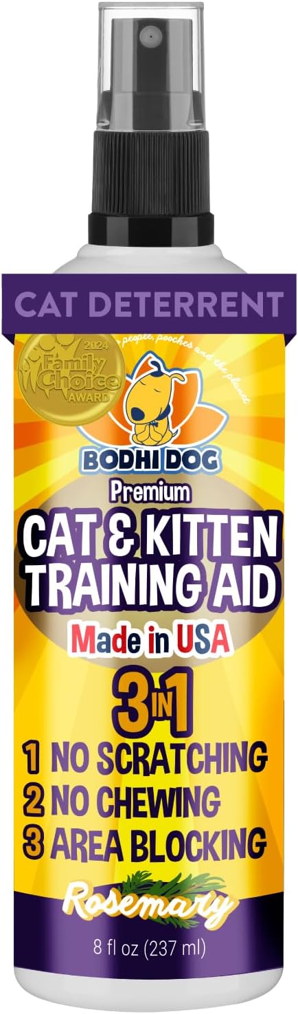 Bodhi Dog cat training spray bottle shown from a side angle perspective