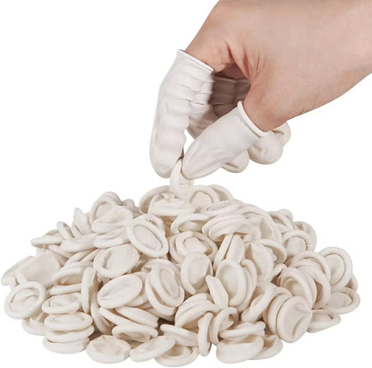 Tifanso disposable latex finger cots front view packaging