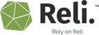 Reli green oxo biodegradable dog poop bags being pulled from dispenser