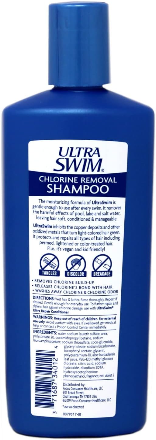 UltraSwim Chlorine-Removal Shampoo, 7-Ounce Bottles (Pack of 4) - Image 3